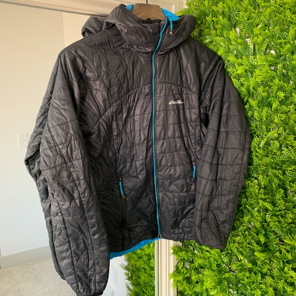 Eddie Bauer Jackets & Blazers - EDDIE BAUER REVERSIBLE PUFFER FULL ZIP JACKET COAT